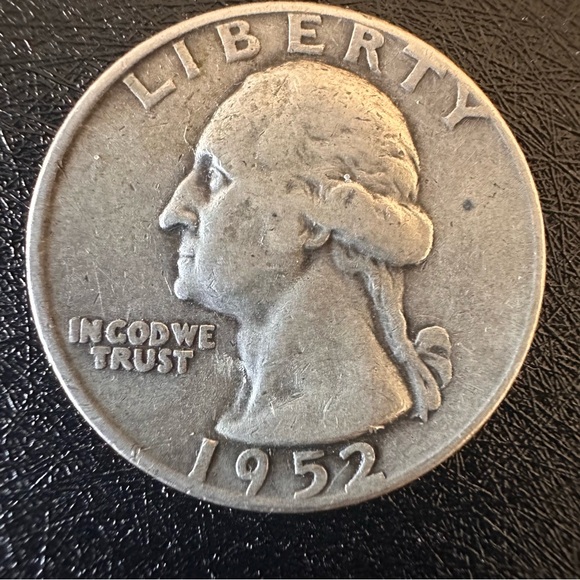 1950–1952 Washington Quarters Lot of 3 – 90% Silver U.S. Coins - Picture 7 of 8